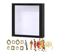 Shadow Box Display Case - Shadows Box Frames 9.84x9.84 Inches , Keepsake Museum Silhouette Case | For Family Friends Birthday Holiday Housewarming Wedding Graduation Retirement Travel