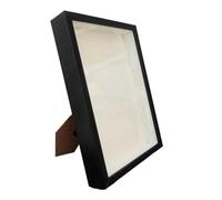 Shadow Box Frame Depth 3cm Wood Photo | For Displaying Three-Dimensional Works DIY 3D Picture Decor(Black frame,A3 30X42cm)