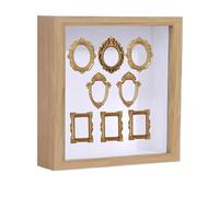 Shadow Boxes Display Cases,Family Memory Keepsake Silhouette Museum Case,Shadow Frame - for Wedding Graduation Retirement Travel Birthday Holiday Housewarming