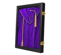 Shadow Boxes Display Cases - Protector de graduación Keepsake Frame, Hat and Gown Display Case for Diploma Tassel and | Wall Mounted Graduation Memory Box for Home Office Bedroom Party