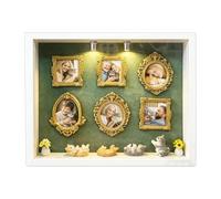 Shadow Boxes - Miniature Photo Album Display and Figurine Showcase with Magnetic Closure, 2026-Upgraded UV-Filtering Acrylic, High- Structural Protection, Home Decor, Clear For Adults