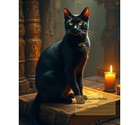 Shadow Cat Grimoire: A Gothic Witch Notebook for Girls and Teens: A Black Cat Journal with College Ruled Pages | Gothic Aesthetic