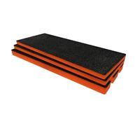 Shadow Foam Paquete de insertos hecho para Peli 1700 Gen 2 - Insertos de espuma para cortar y despegar para fundas Peli | Almacenamiento de cámara, organización de fotografía, naranja