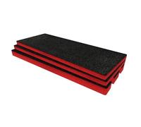 Shadow Foam Paquete de insertos hecho para Peli 1700 Gen 2 - Insertos de espuma para cortar y despegar para fundas Peli | Almacenamiento de cámara, organización de fotografía, color rojo