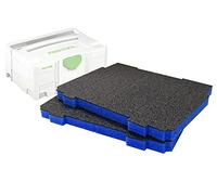 Shadow Foam T-LOC Systainer - Insertos de espuma (30 mm, 2 unidades), ajuste perfecto para sistemas modulares Festool, TANOS y Panasonic Systainer | Almacenamiento de herramientas eléctricas y
