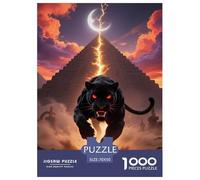 Shadow Leopardo Biting Light 1000 Piezas Rompecabezas Familiar Animales A Partir De 14 Años Inteligencia Juguete Pasatiempo Creativo Diversión EduGatoivo 70x50cm/1000pcs