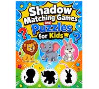 Shadow Matching Game Puzzles for Kids: Animal Shadow Match Challenge for Kids: Fun Animal Shadow Matching Activities for Kids Ages 3-8