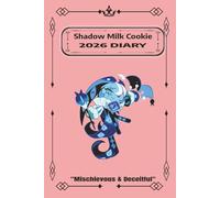 Shadow Milk Cookie 2026 Diary Red: Daily Planner for Goals, Appointments, Habits & Reflection | 200 Pages | 6 x 9 | Hardcover
