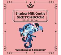 Shadow Milk Cookie Sketchbook Red: A Cute Square Sketchbook for Drawing, Doodling, Manga, Cartoons & Creative Art | 120 Blank Pages | 8.5 x 8.5