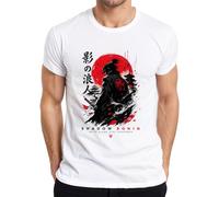 Shadow Ronin Samurai Katana Japan Warrior Y2K - Camiseta para hombre, Blanco, 3XL