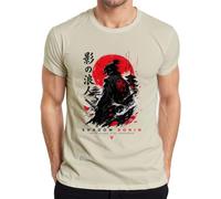 Shadow Ronin Samurai Katana Japan Warrior Y2K - Camiseta para hombre, naturaleza, S