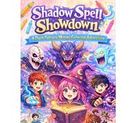 Shadow Spell Showdown: A Dark Fantasy Manga Coloring Adventure: Epic Manga Coloring Book for Teens & Kids Featuring Magical Battles, Shadow Powers, Anime Heroes, and Creative Fantasy Fun
