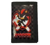 Shadow The Sonic Erizo - Monedero infantil con cremallera y compartimentos para tarjetas y billetes