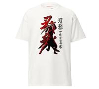 Shadow Warrior - Camiseta estética japonesa Samurai Shinobi para jugadores, diseño inspirado en Japón feudal para los fanáticos del universo Shadow Creed, blanco, M