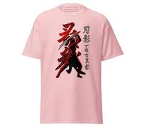 Shadow Warrior - Camiseta estética japonesa Samurai Shinobi para jugadores, diseño inspirado en Japón feudal para los fanáticos del universo Shadow Creed, rosa claro, M