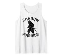 Shadow Warrior Ninja Cat Samurai Divertido Anime Japonés Camiseta sin Mangas