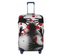 Shadows Behind - Fundas protectoras elásticas para equipaje de 45,7 a 81,3 cm, Black, X-Large