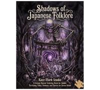 Shadows of Japanese Folklore: A Creepy Horror Coloring Book for Adults Terrifying Yokai, Demons, and Spirits for Stress Relief