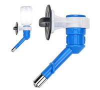 Shaersu Boquilla dispensadora de agua para mascotas, dispensador de agua antifugas, boquilla para beber para mascotas, reutilizable y flexible, fuente sin , cabezal de botella multifuncional para