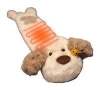 Shaersu Botella de agua caliente con funda, 29.5 pulgadas de goma larga, cálida y suave, suministros de invierno para perro, botella de agua caliente, para cuello cervical, período de columna
