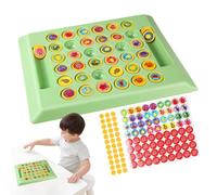 Shaersu Juego de Memoria de Emparejamiento - Juguetes Educativos con Tema De Animales Y Frutas - Juego De Mesa Educativo - para Estimulación Cognitiva Niños Y Niñas Familia Preescolar Educación