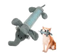 Shaersu Juguetes chirriantes para perros | Juguete para perros gruñidos en forma de animal, peluche con sonido chirriante que muerde, persigue los dientes, limpieza de dientes, enriquecimiento mental