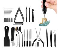 Shaersu Kit De Herramientas para Impresora 3D,Corte Completo De Filamento - Herramienta De Desbarbado para Impresión 3D,para Hogar Estudio Taller Aula Garaje Principiantes Profesionales E Ingenieros