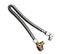 Shaersu Manguera de válvula antirretorno del compresor de aire,Válvula antirretorno cerrada | Tubo adaptador sellado hermético con válvula de retención para jardín de invierno, industria marina