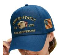 Shaersu Sombrero Del 250 Aniversario Americano,Gorro Conmemorativo Ajustable de la Infantería de Marina | Accesorios Para Hombres | Para Halloween Golf Camping Viajes Senderismo Trabajo Navegación