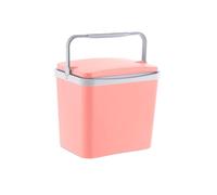 SHAF - Nevera Portátil Campos para Playa y Camping - Nevera Térmica de Plástico con Asa - Aislamiento Interior - Mantiene Frío Bebidas y Comida - Ligera y Resistente - Fabricada en España - Rosa