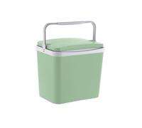 SHAF- Nevera Portátil Campos para Playa y Camping- Nevera Térmica de Plástico con Asa- Aislamiento Interior - Mantiene Frío Bebidas y Comida - Ligera y Resistente - Fabricada en España - Verde
