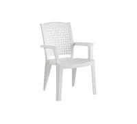 Shaf Pack de 2 sillas de plástico Blanca Metal 87 x 59 x 60 cm