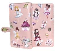 Shag Wear Fairy Garden - Cartera grande para niñas, piel sintética vegana, color rosa, 7 pulgadas, Rosado, L, Moderno