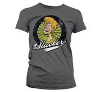 Shaggy The Slacker Official Women T-Shirt (D.Grey), X-Large