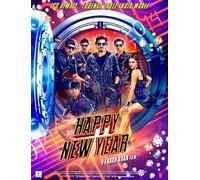 SHAH RUKH KHAN , DEEPIKA PADUKONE , ABHISHEK BACHCHAN - HAPPY NEW YEAR