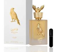 Shaheen Gold Lattafa Pride Eau de parfum 100ml (ORIGINAL) Perfume Árabe UNISEX+REGALO Atomizador 5ML DRIKANBEST Recargable