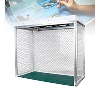 SHAHRYAR Cabina De Flujo Laminar Vertical con Filtro Hepa Clase 100 Y Triple Ventilador, Banco De Trabajo con Filtro Eficiente para Reparación De Teléfonos Y Electrónica, Nivel ISO 5