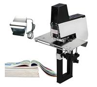 SHAHRYAR Grapadora de Caballete de Alta Resistencia,Grapadora de Alta Resistencia con Pedal,Ajuste de Fuerza de 1 a 9 Niveles,para talleres de Artes gráficas,imprentas o congresos