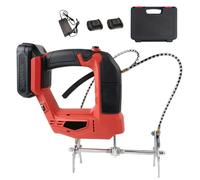 SHAHRYAR Removedor De Abejas Eléctrico,Strumento Portatile Senza Fili,Agitador De Abejas Eléctrico De Mano,con Caja De Almacenamiento,para Granja De Abejas,Color Rojo Azul,Red