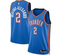 Shai Gilgeous-Alexander Oklahoma City Thunder NBA - Camiseta para niños y jóvenes, 8-20, edición Azul con Icono, Azul, 8