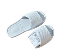SHAIBR Zapatos Mujer Voyage Portable Anti-glissement Plage Hommes D'affaires Hôtel Chaussons De Bain Pliables Femmes-grey-44-45