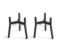 SHAINFUN Paquete de 2 soportes elevados para perros grandes, ancho ajustable de 7 a 10.6 pulgadas, soporte alto elevado para alimentos y agua (cuenco no incluido)