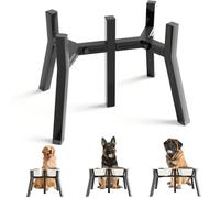 SHAINFUN Soporte Elevado para Cuencos para Perros para Razas Medianas y Grandes, Ancho Ajustable para Cuencos de 7 a 10.6 Pulgadas de Ancho, Soporte de 11 Pulgadas de Alto, comedero Elevado 2 en 1