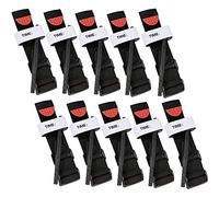 SHAIRMB 10 Torniquete Tactico Accesorios Primeros Auxilios Torniquete de Una Mano de Emergencia Torniquete Al Aire Libre para Tactical Medic Grave Salvación de Vidas Control,Negro,95 * 3.8cm