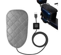 SHAIRMB CojíN para Asiento De Motocicleta, Asiento Calefactable para Bicicleta EléCtrica, CóModo CojíN para SillíN De Moto De Nieve, FáCil InstalacióN Y Desmontaje,Gris,Electric Bicycles