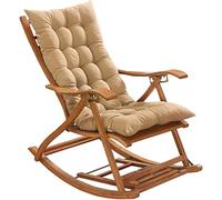 SHAIRMB Haragán Almohadilla, Jardín Patio Grueso Grande Mecedora Almohadón, sillón reclinable Relax Almohadilla para Silla, por sillón reclinable Bajo Techo, en Exteriores,Camel,40 * 108cm