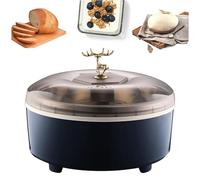 SHAIRMB MáQuina para FermentacióN De Pan, Tanque De FermentacióN AutomáTico con Control De Temperatura, Temperatura Y Tiempo Ajustables, para Yogur, Pan Y Bollos,Azul