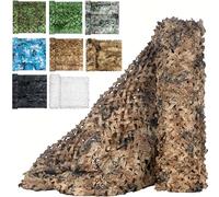 SHAIRMB Red De Camuflaje, Redes De Malla para Parasol En Rollos A Granel, Lona De Camuflaje para Parasol, para Caza, Tiro A Ciegas, Uso Militar DecoracióN para Fiestas TemáTicas,03,4x9m