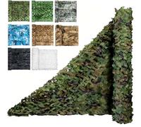 SHAIRMB Red De Camuflaje, Redes De Malla para Parasol En Rollos A Granel, Lona De Camuflaje para Parasol, para Caza, Tiro A Ciegas, Uso Militar DecoracióN para Fiestas TemáTicas,01,9x11m