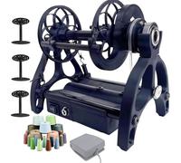 SHAIRMB Rueca EléCtrica, Rueca para Hilar Lana Y Otras Fibras - Velocidad Ajustable, Velocidad MáXima: 800 RPM, FuncióN De Giro hacia Adelante Y hacia AtráS,09